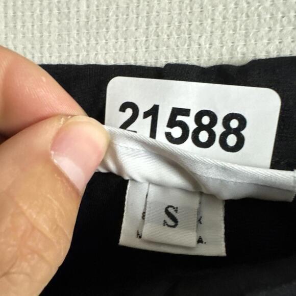 Bryn Walker Women's Size Small Black Modal Blend Wide Leg Cropped Pants - Picture 6 of 10